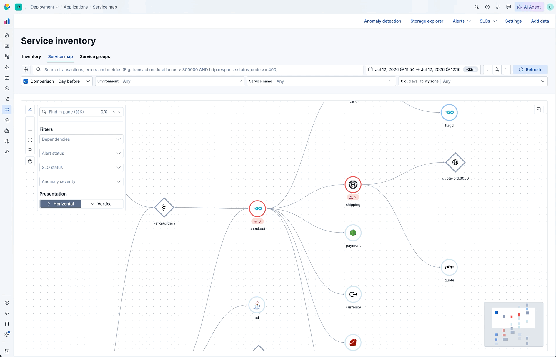 Connection RED metrics with one-click to Traces in Discover
