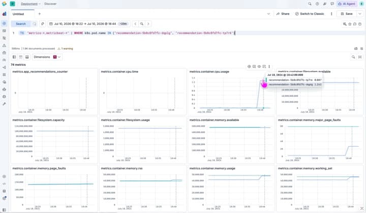 Four clicks from alert to root cause: how Elastic Observability links APM services to Kubernetes infrastructure