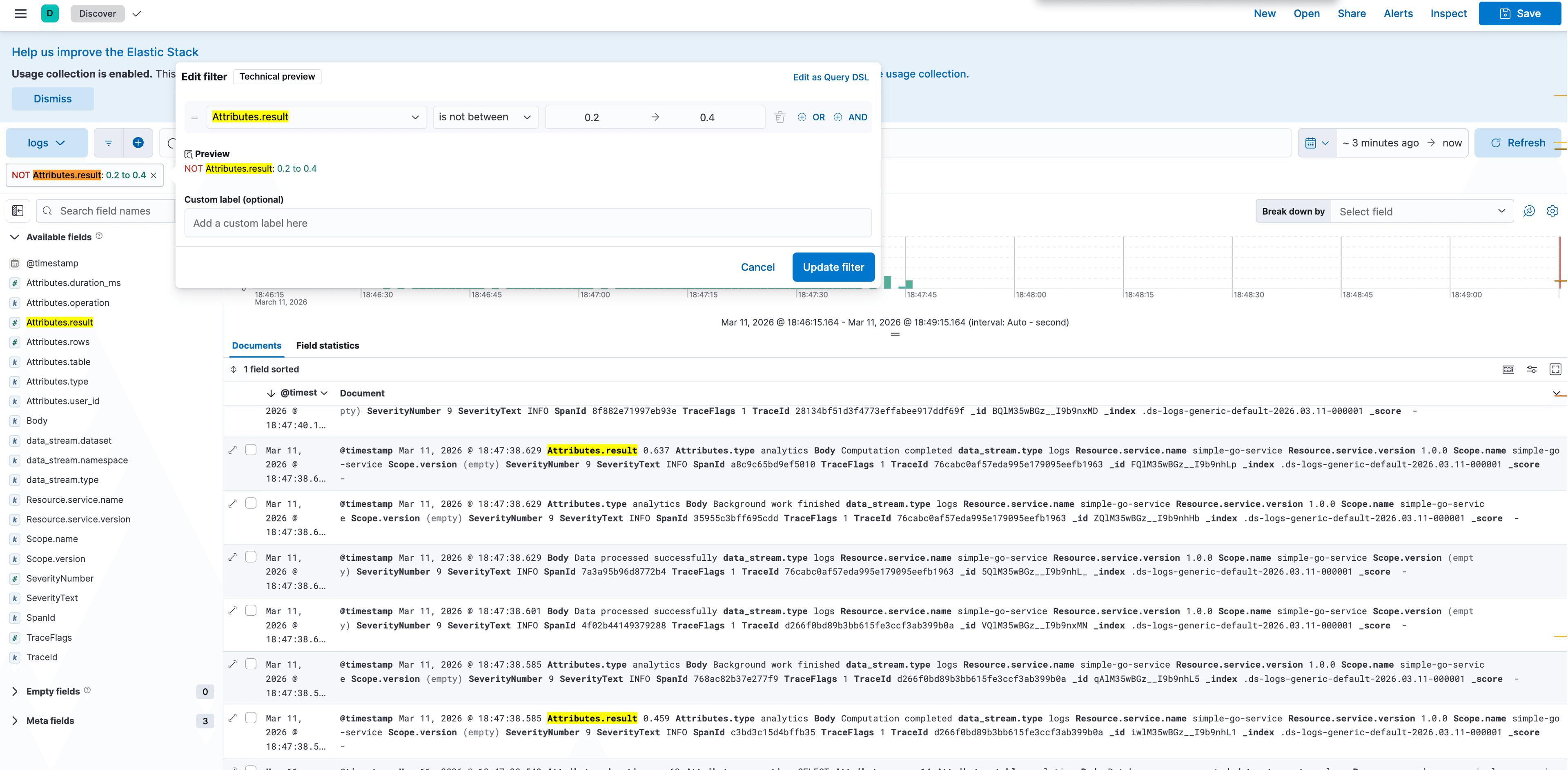 Filtering attribute.Result to review borderline Low Confidence results