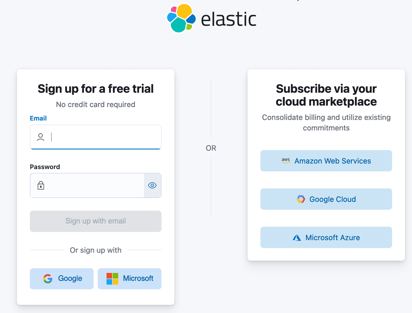 sign up trial