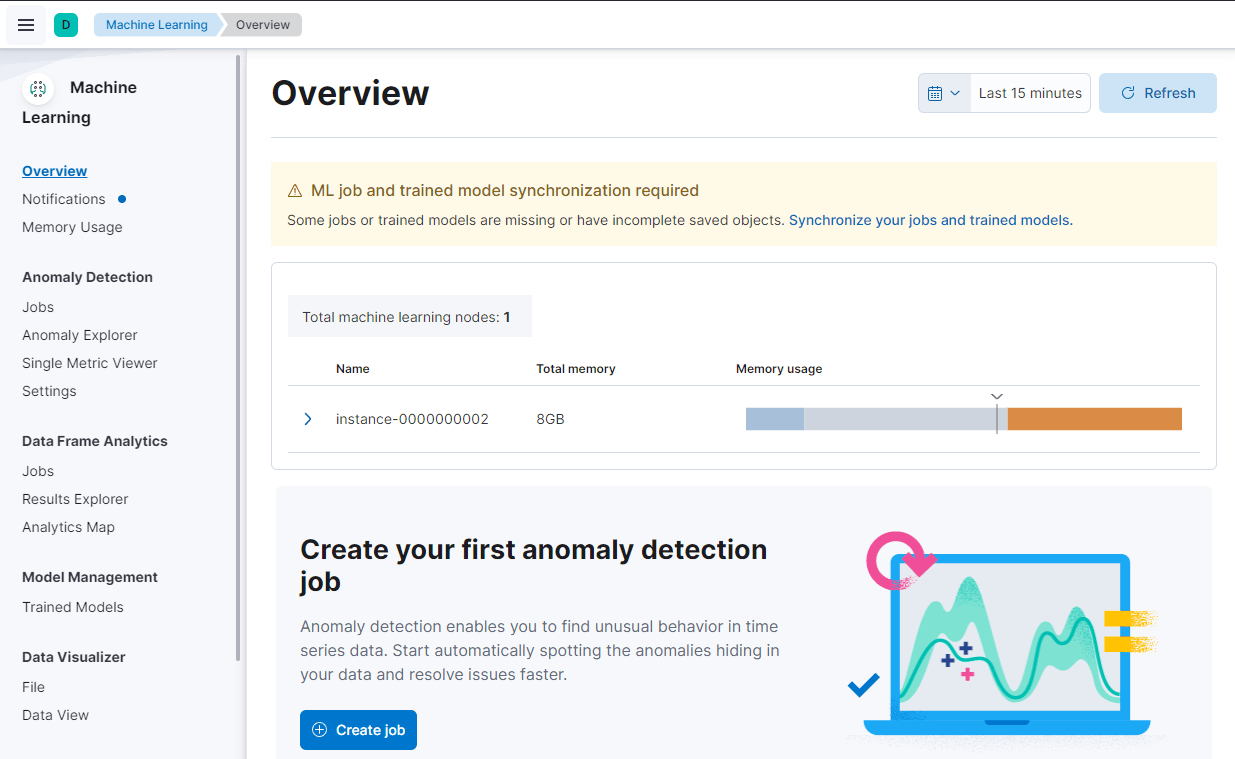 Machine Learning Overview UI