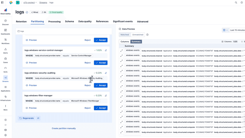 Windows Event Log Monitoring with OpenTelemetry & Elastic Streams