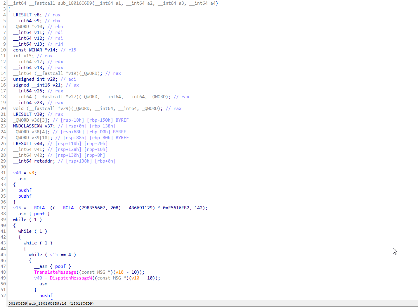 DoubleLoader function with ALCATRAZ obfuscation