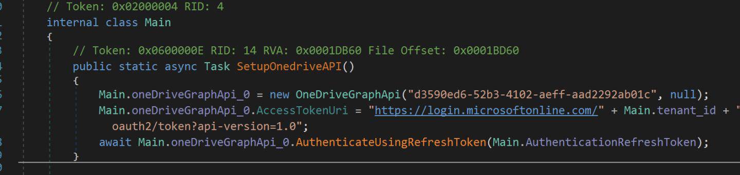 Request an authentication token